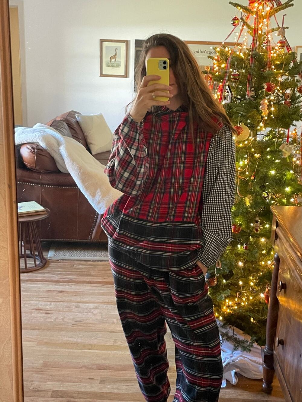 Vintage Flannel Pants Set